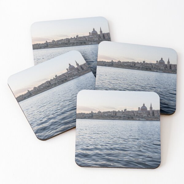 Item preview, Mediterranean Silk - Valletta, Malta Skyline designed and sold by Georgia Mizuleva.