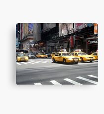 7th Avenue, New York City Canvas Print