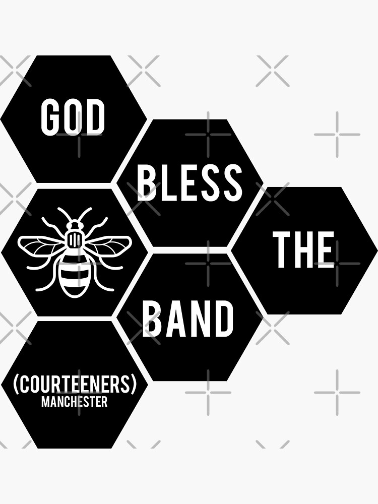 courteeners god bless the band t shirt