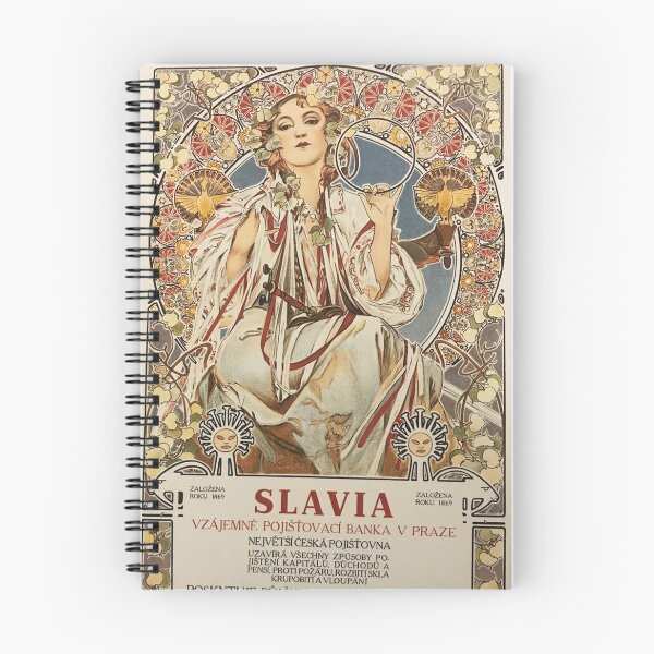 Item preview, slavia poster design vintage art - Alphonse Mucha designed and sold by Vintage Designs +.