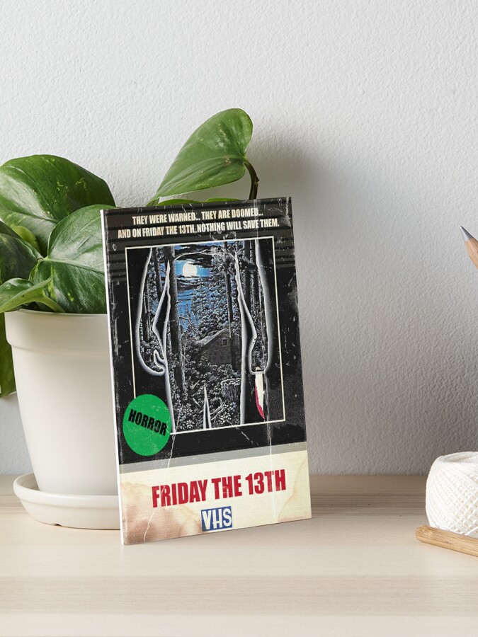 Friday the 13th 1980 VHS Poster Greeting Card for Sale by