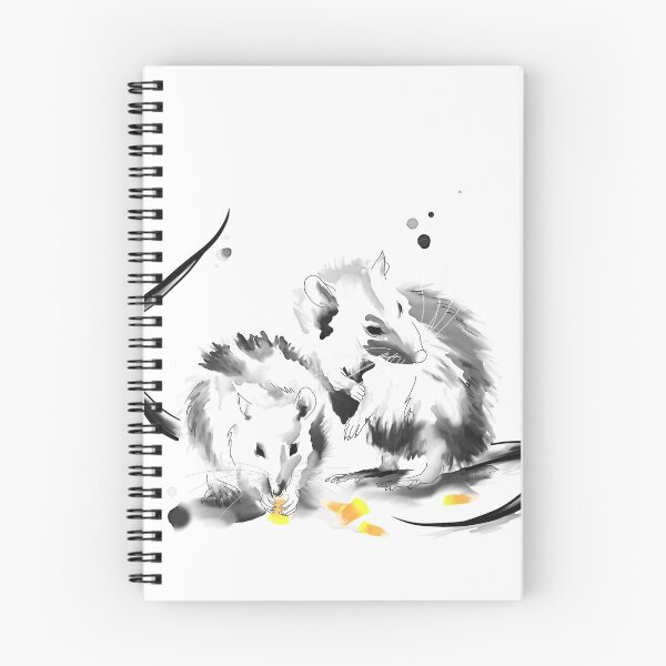 Item preview, Inky Rats Eating Candy Corn designed and sold by WhiteWolfeUK.