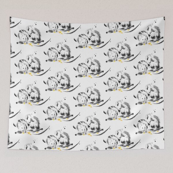 Item preview, Inky Rats Eating Candy Corn designed and sold by WhiteWolfeUK.