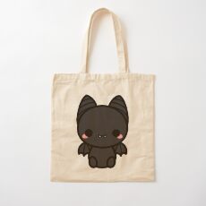 Cute spooky bat Cotton Tote Bag