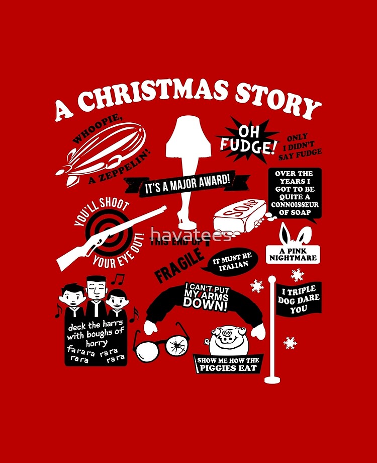 A Christmas Story Lamp Quotes Christmas Story Quotes" Ipad Case & Skin By Havatees | Redbubble