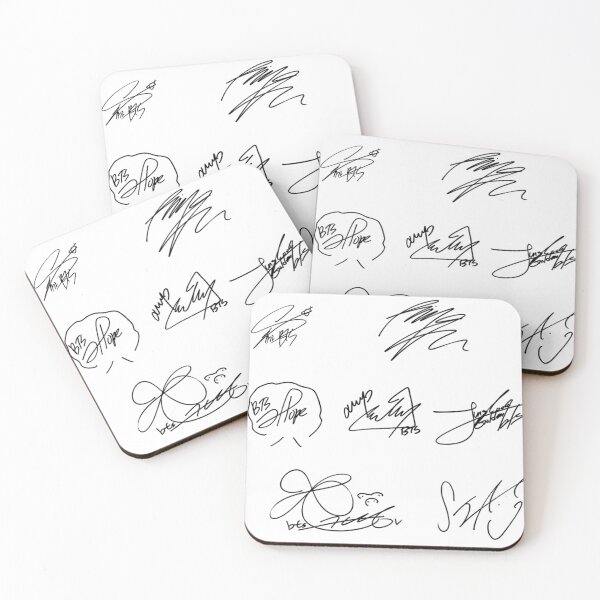 Item preview, BTS signatures designed and sold by kpopmusicn1.