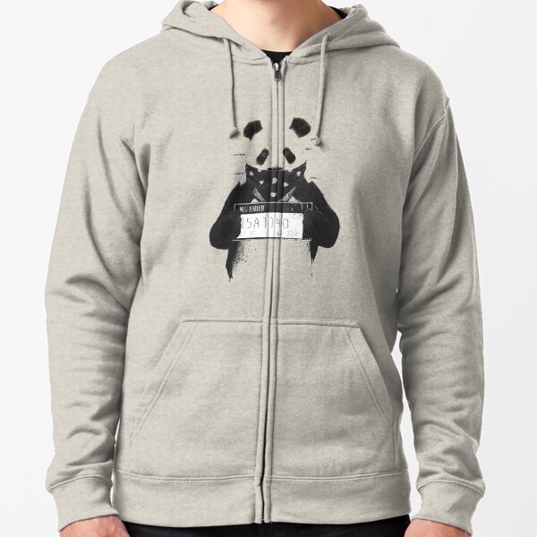 Bad panda Zipped Hoodie