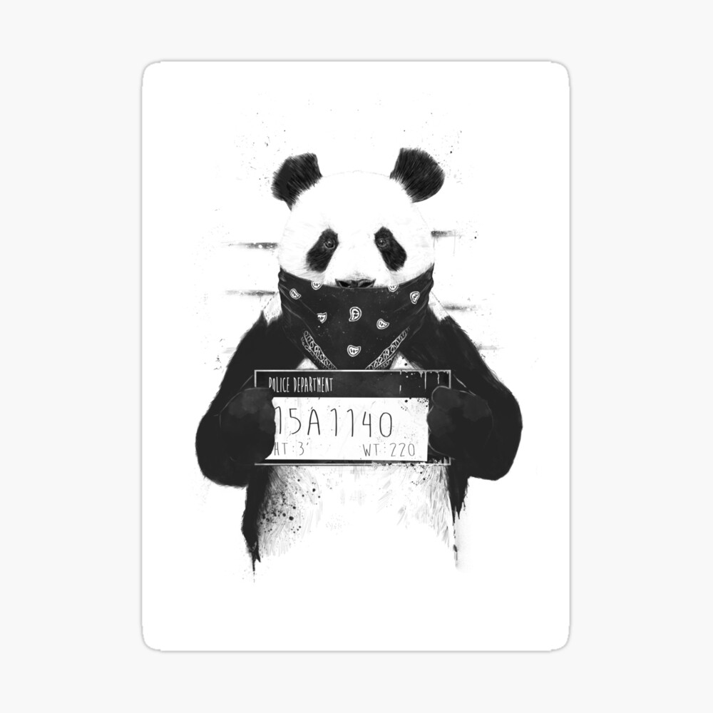 Bad panda Sticker