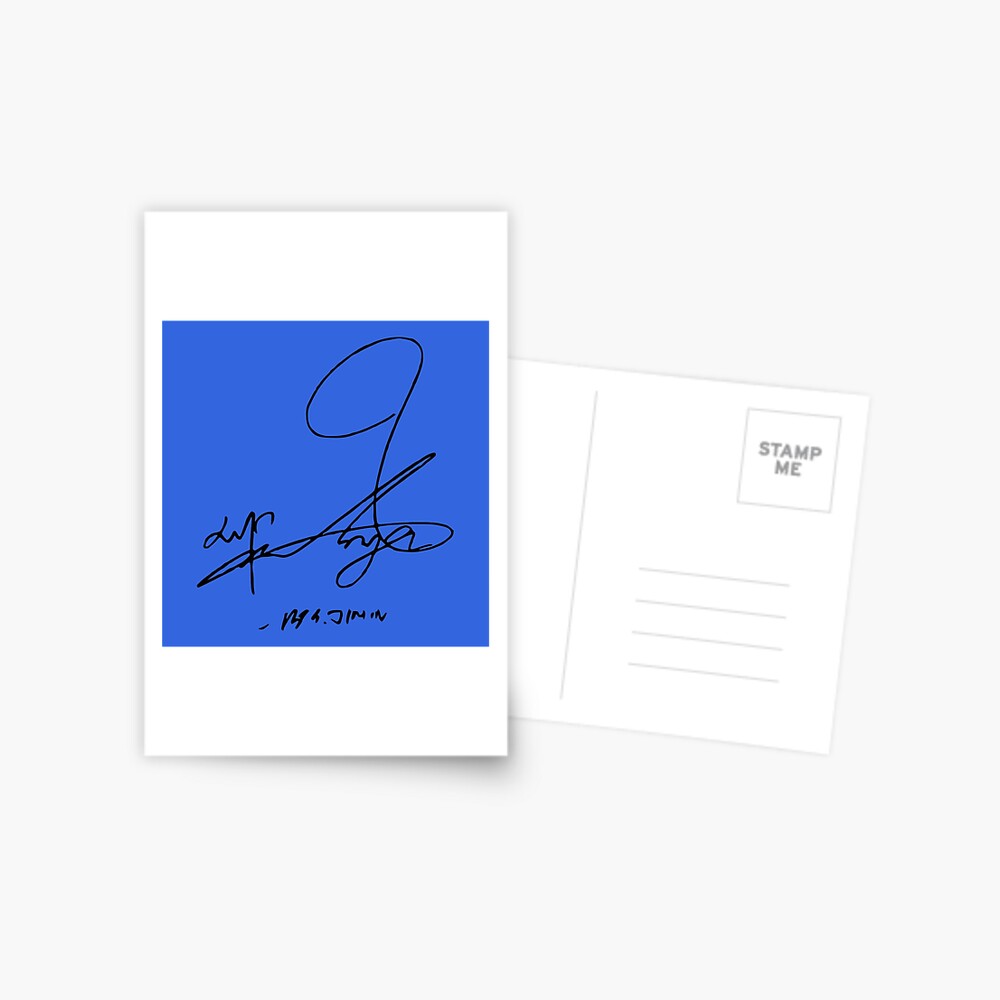 全品送料無料】 BTS Jimin Jimin ジミン 直筆サイン入り Autographed