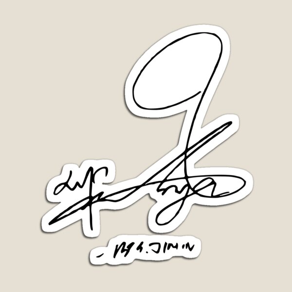 BTS Jimin signature