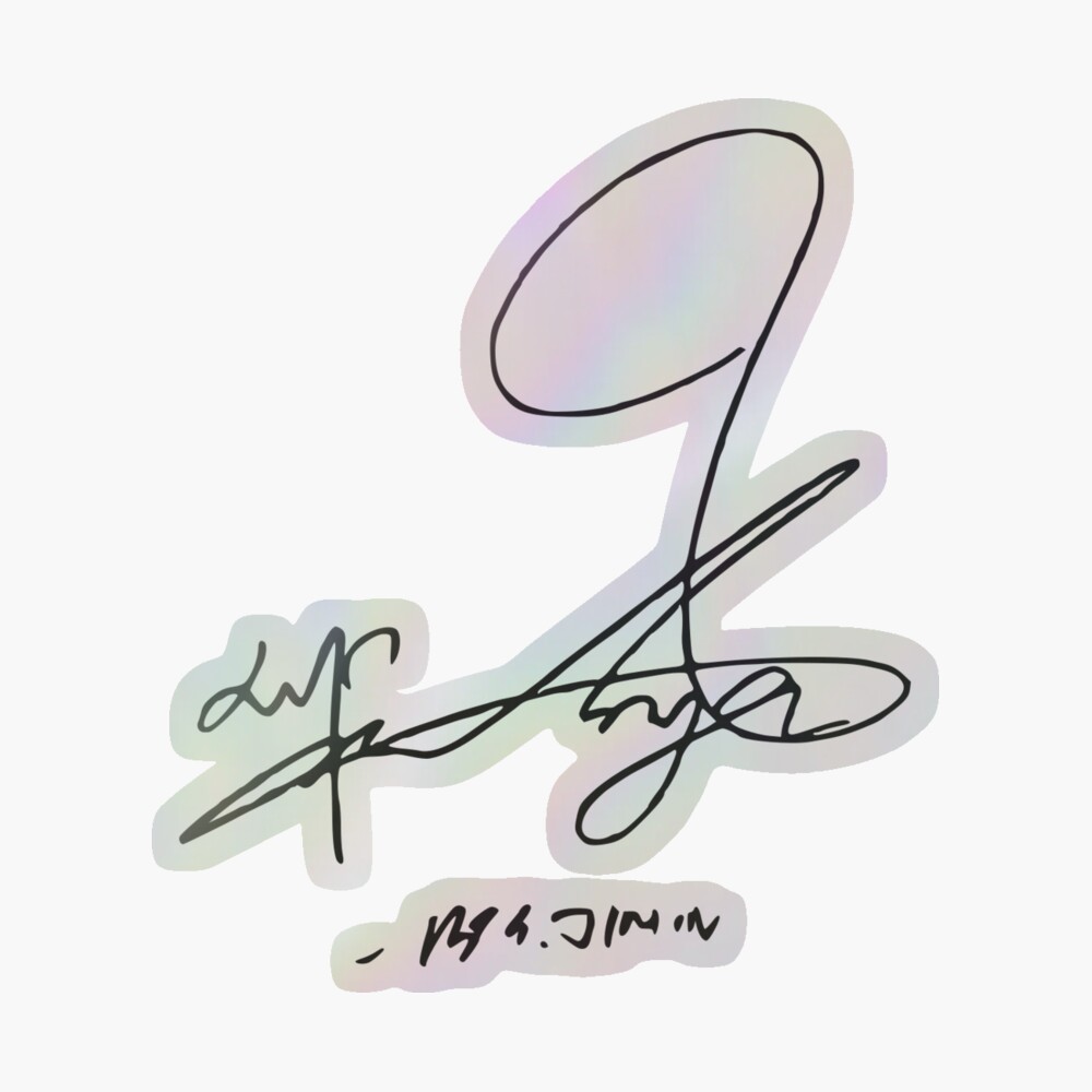 BTS Jimin signature