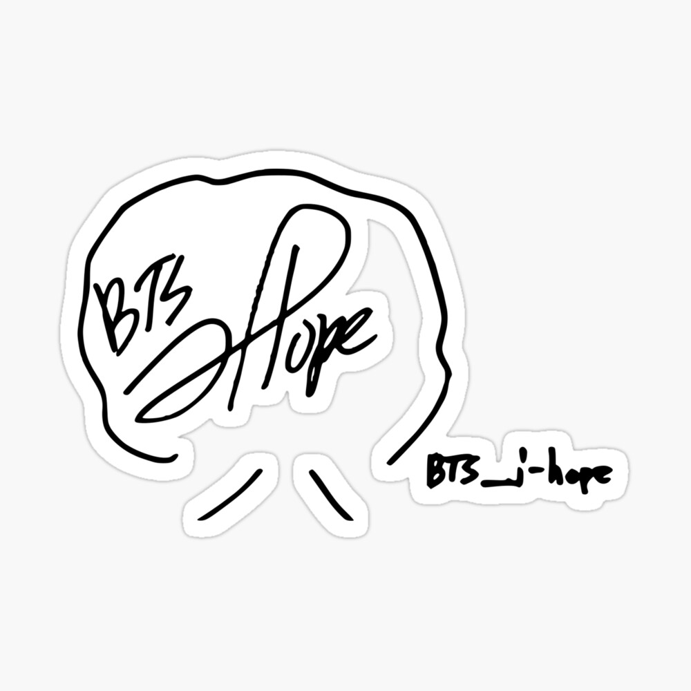 BTS Jhope signature