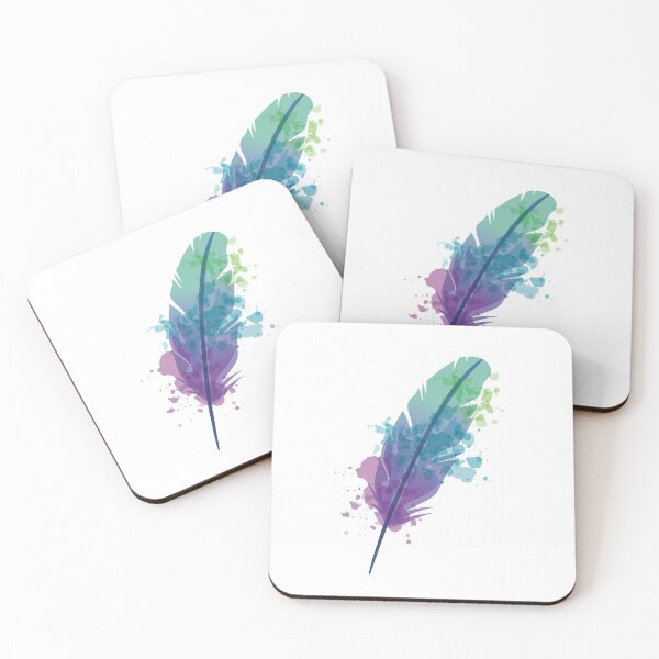 Item preview, Watercolor feather designed and sold by DerSenat.
