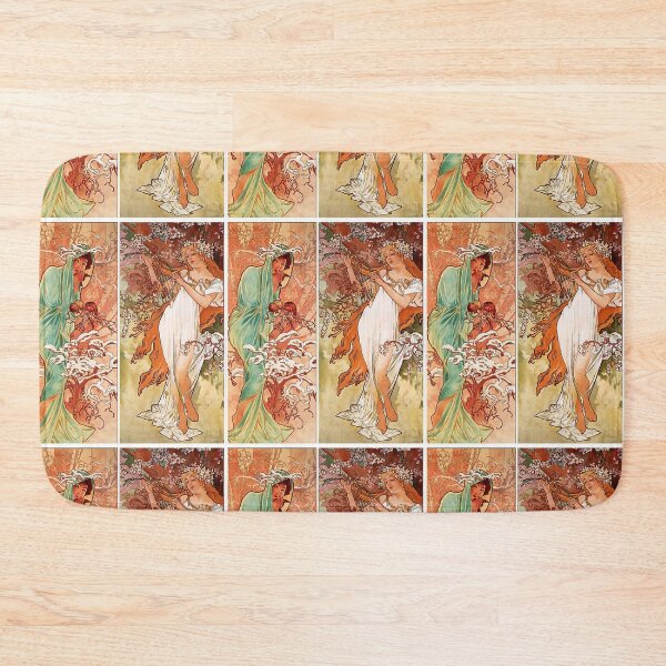 Item preview, Spring and summer design vintage art - Alphonse Mucha designed and sold by Vintage Designs +.