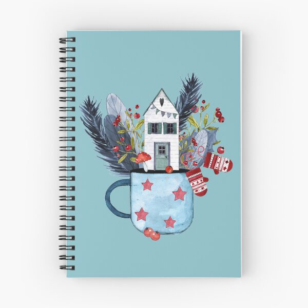 Item preview, Christmas cup blue designed and sold by urbanblossoms.