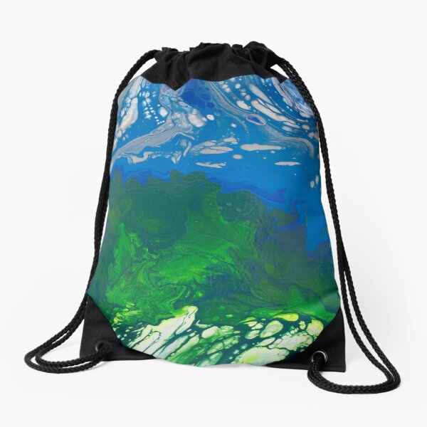 Peaceful Earth Drawstring Bag