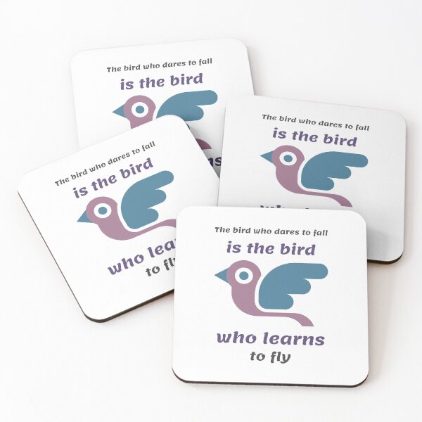 Item preview, THE BIRD WHO DARES TO FALL LIFESTYLE INSPIERING DESIGN designed and sold by ER-DESIGNS.