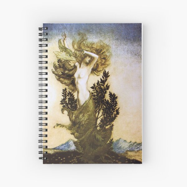 Item preview, Daphne into a tree - Comus by Arthur Rackham designed and sold by forgottenbeauty.