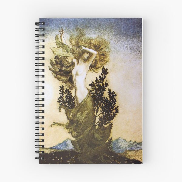 Item preview, Daphne into a tree - Comus by Arthur Rackham designed and sold by forgottenbeauty.