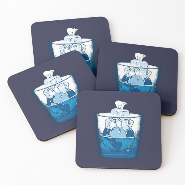 Item preview, Polar bear, ice floe, climate change designed and sold by DerSenat.