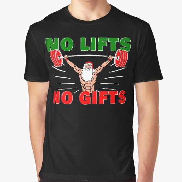 Weightlifter Santa Christmas No Lift No Gift!  Poster for Sale by  SusanaDesigns