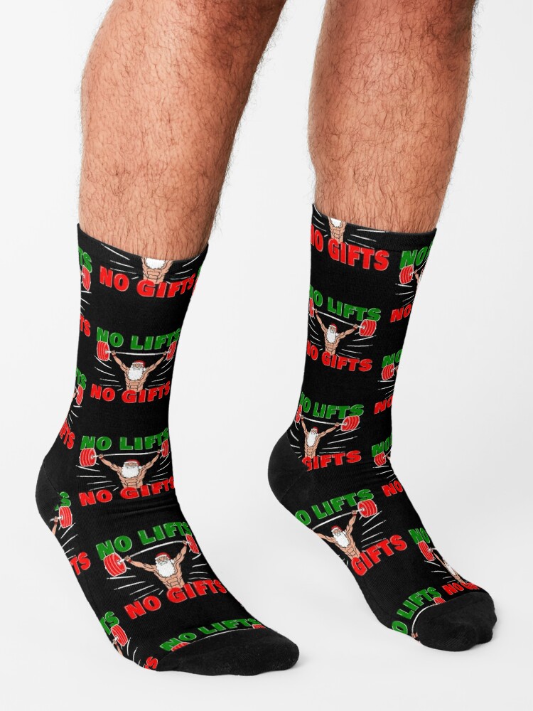 Novelty Weight Lifting Socks, Funny Weight Lifting Gifts for Weight Lifting lovers, Sports Socks, Gifts for Men Women, Unisex Weight Lifting Themed