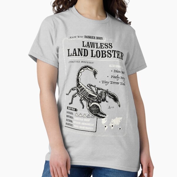 Item preview, Lawless Land Lobster designed and sold by Yipptee Shirts.