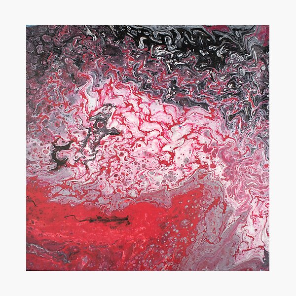Crimson Sea of Fire Photographic Print