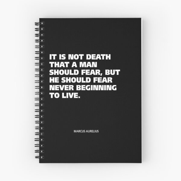 Item preview, It is not death that a man should fear - Marcus Aurelius Stoic Quotes  designed and sold by T UNIQUE.