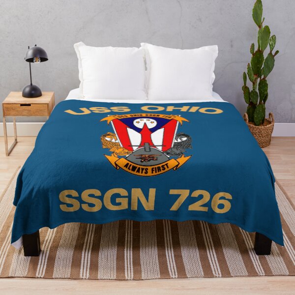 Item preview, USS Ohio (SSGN-726) Crest for Dark Colors designed and sold by Nikki SpaceStuffPlus.