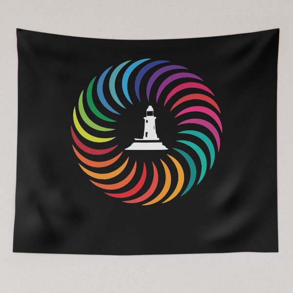Item preview, Lighthouse Rainbow Boomerang Circle designed and sold by 1681830934131.