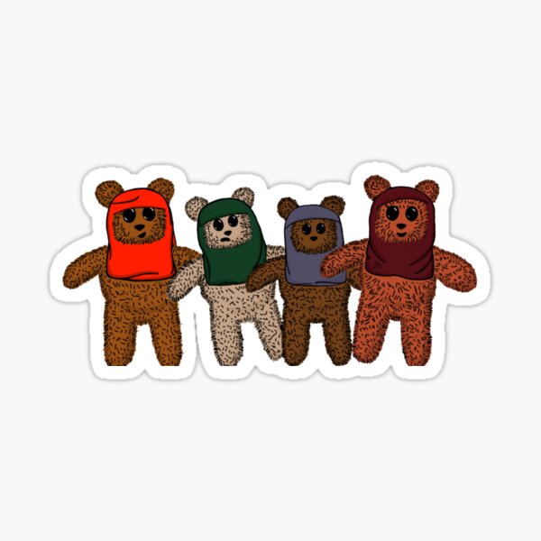 Vista previa del artículo con la obra «Teddy Ewoks», diseñado y vendido por InesJB.