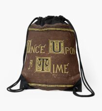 Once Upon A Time Book Drawstring Bag