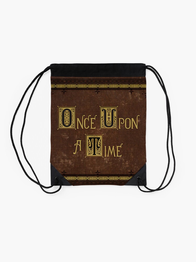 Alternate view of Once Upon A Time Book Drawstring Bag