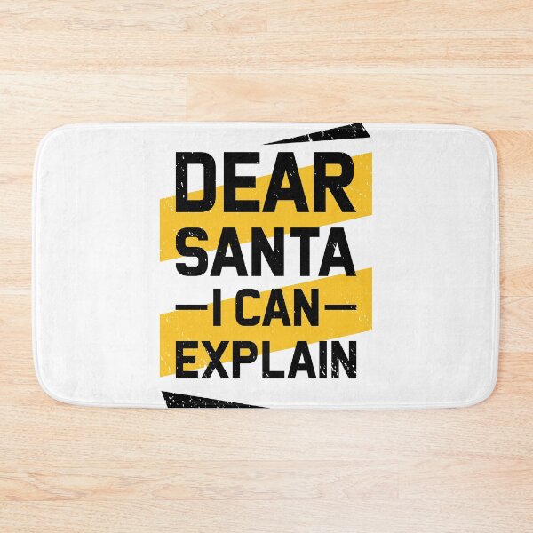 Item preview, Dear Santa I Can Explain - Santa Shirt - Christmas Gift Tee - Secret Santa Gift Shirt designed and sold by Melcu.