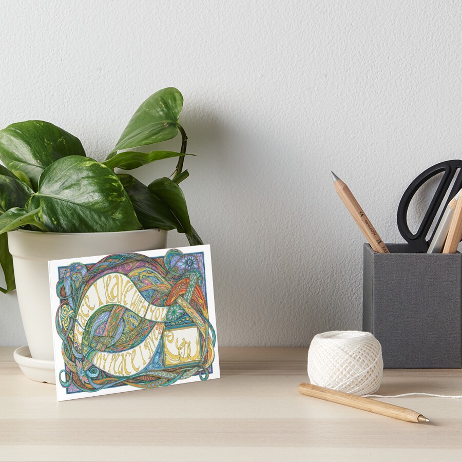 Peace I Leave You Art Board Print