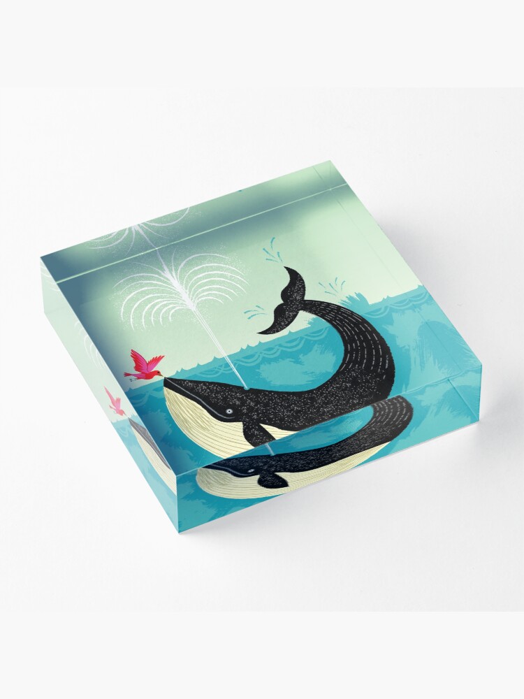 Alternate view of The Bird and The Whale Acrylic Block