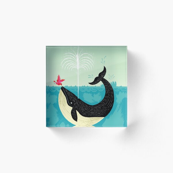 The Bird and The Whale Acrylic Block
