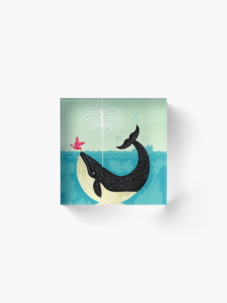 Alternate view of The Bird and The Whale Acrylic Block
