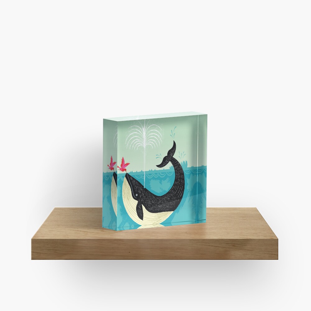 The Bird and The Whale Acrylic Block