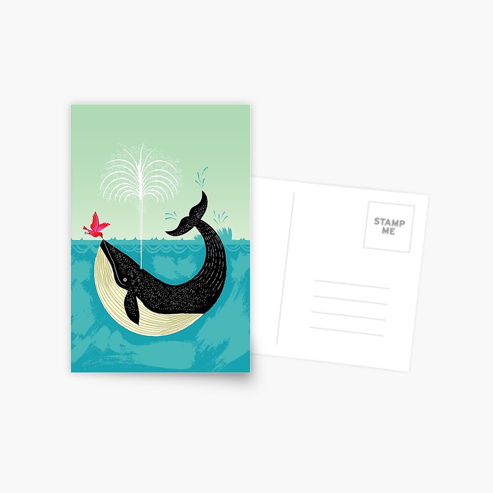 The Bird and The Whale Postcard