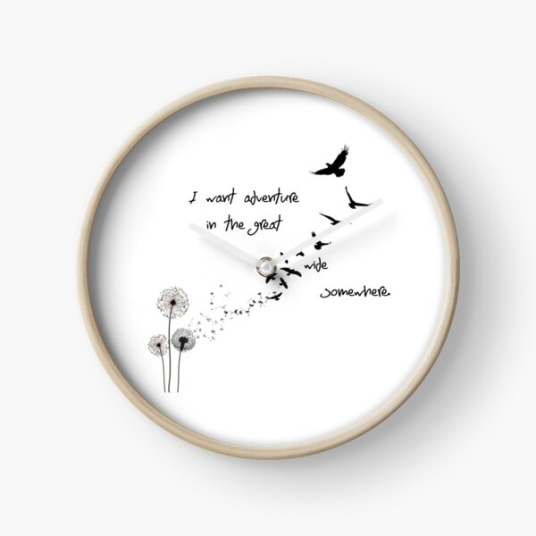 Je veux l'aventure Horloge