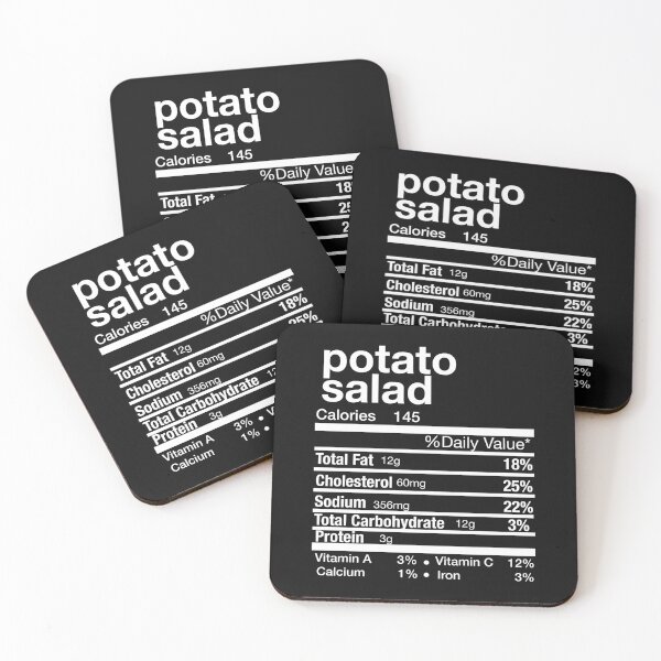 Item preview, Potato Salad Nutrition Matching Family Thanksgiving Christmas designed and sold by Leslie Smith.