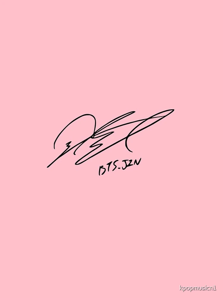 jin bts サイン Bts jin signature t-shirt | tostadora