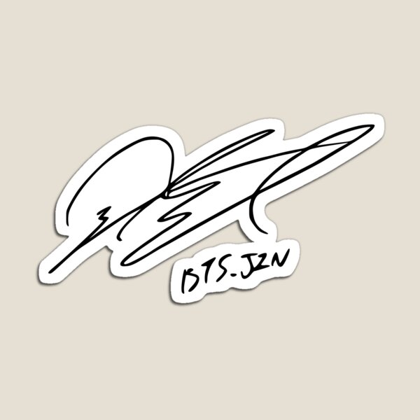 Bts Jin signature