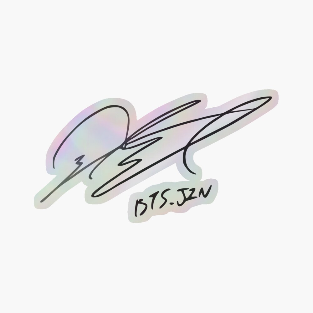 Bts Jin signature