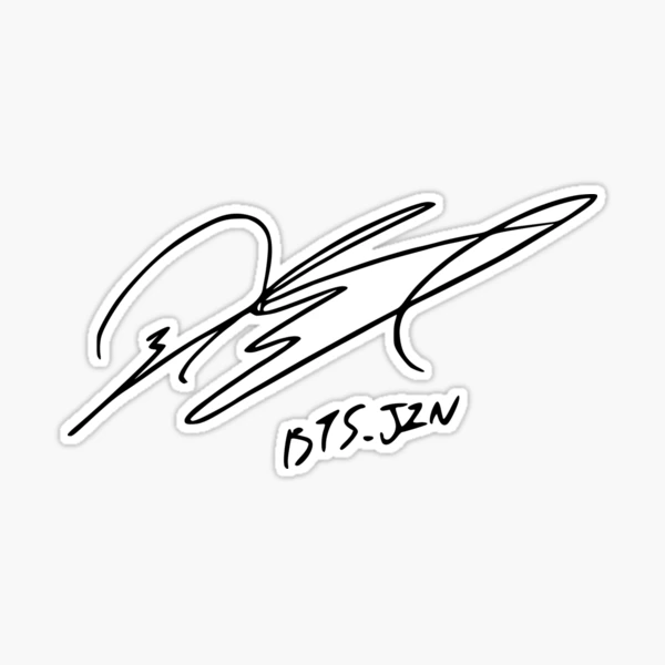 Bts Jin signature