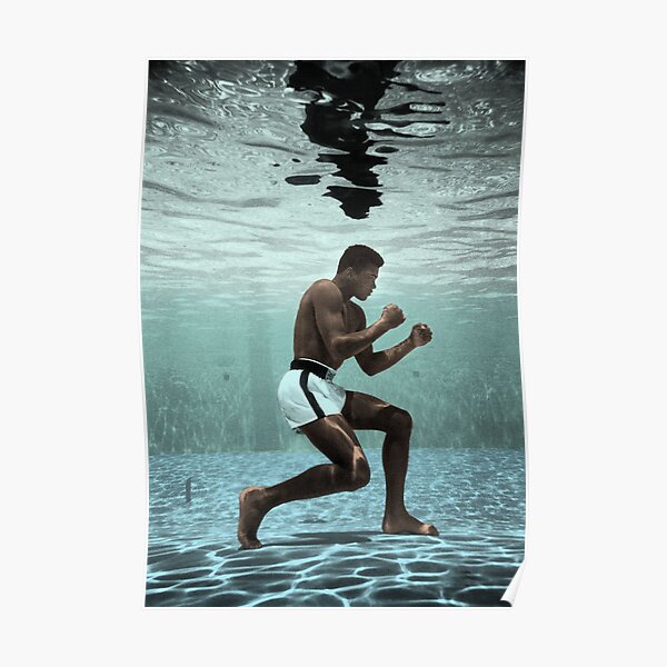 Ali Under Water Boxing Poster
