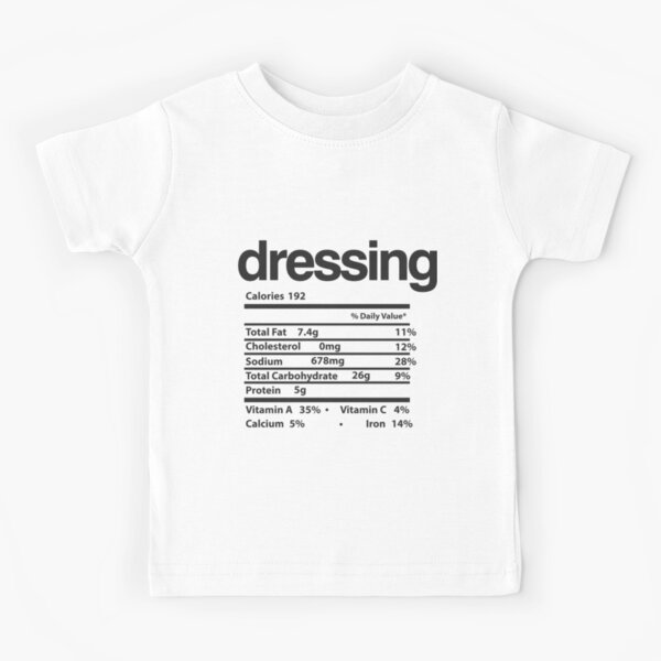 thanksgiving food label shirts