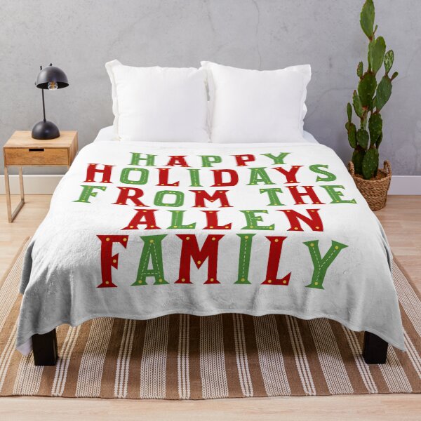 Item preview, Happy holidays from the Allen family designed and sold by Urosek.